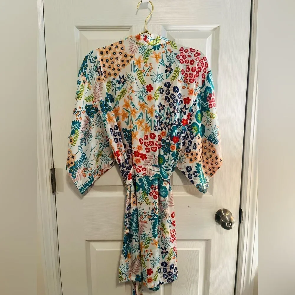Natori Multicolor Floral Robe
